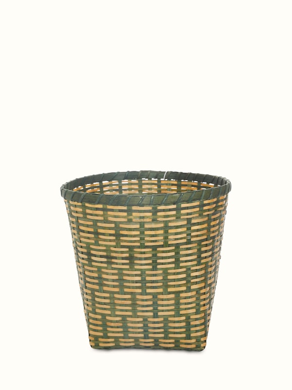 Bamboo Planter Green Color