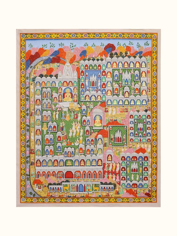 Palitana Pat Pichwai Painting