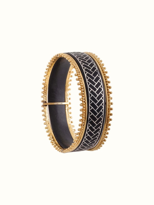 Bidri Silver Bangle