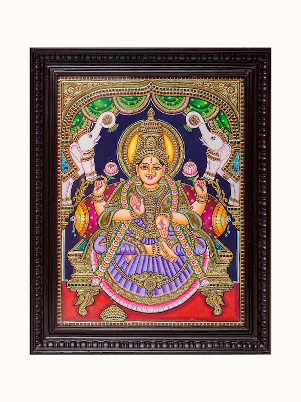 Lakshmi Thanjavur Painting