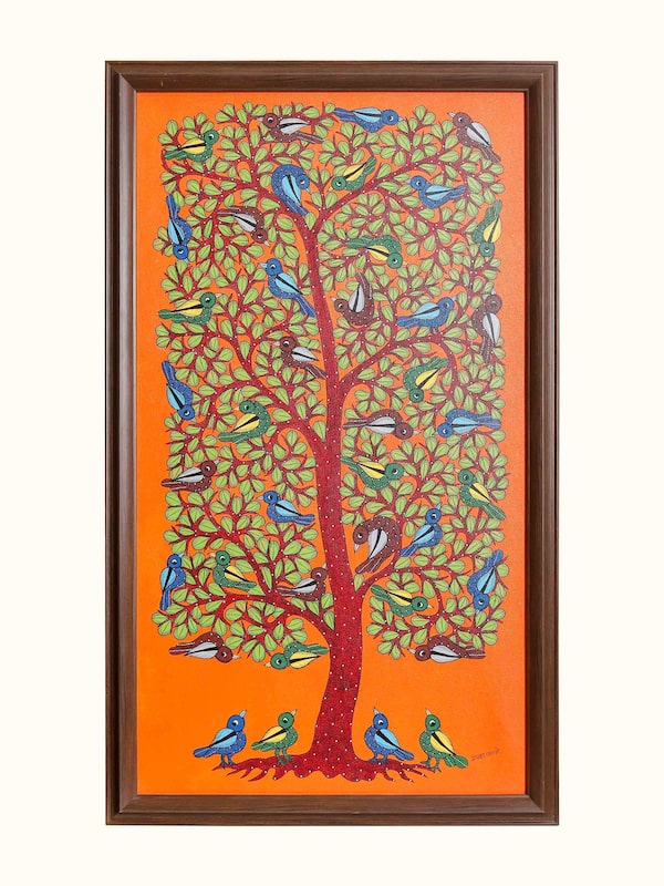 Tree Of Life Gond Art