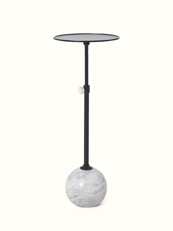 Carved Marble with Metal End & Side Table