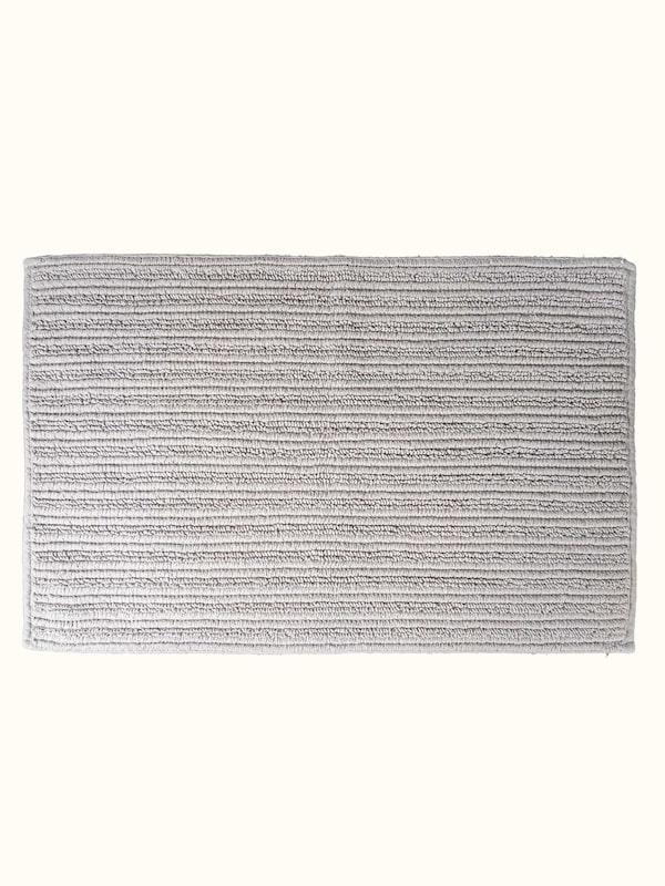 Nityam Vertical Stripes Beige Bath Mat