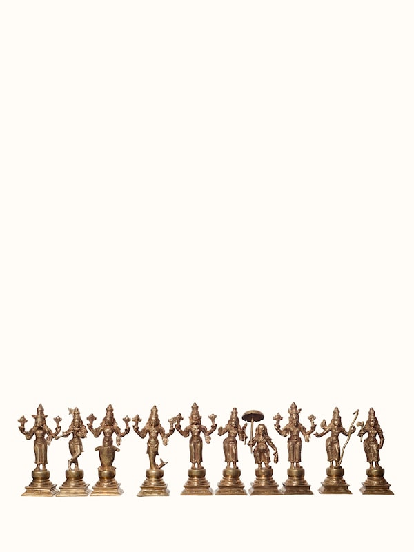 Bronze Cast Dasavatar Idol