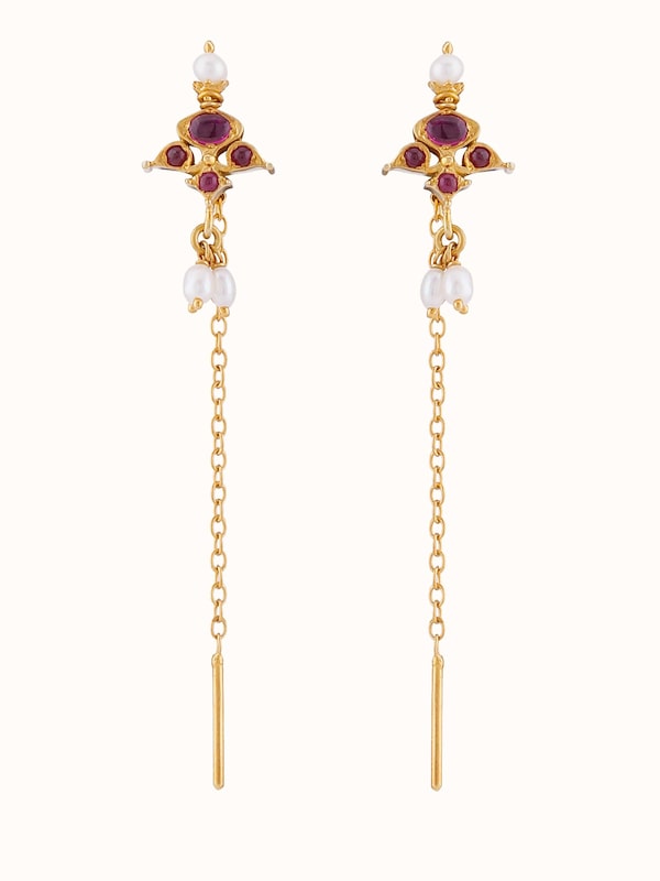 Guttapusalu Silver Drop Earrings