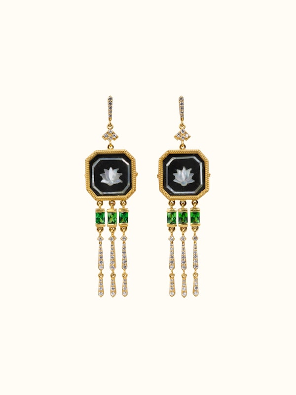 Parchinkari Silver Drop Earrings