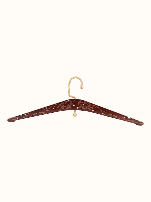 Kamal Tarkashi Teak Wood Hanger