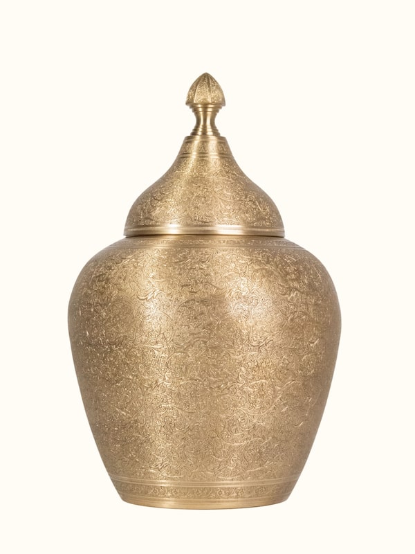 Brassware Decorative Temple Jar