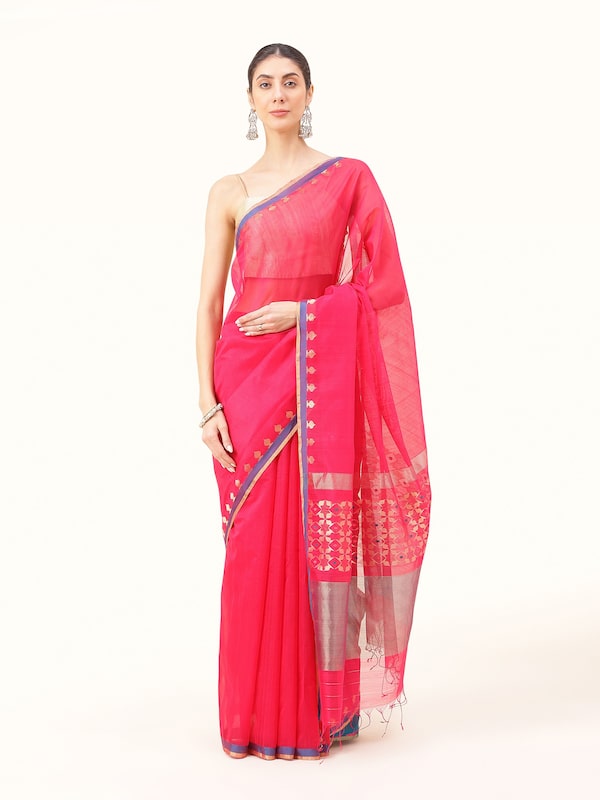 Diti Cotton Silk Chanderi Saree