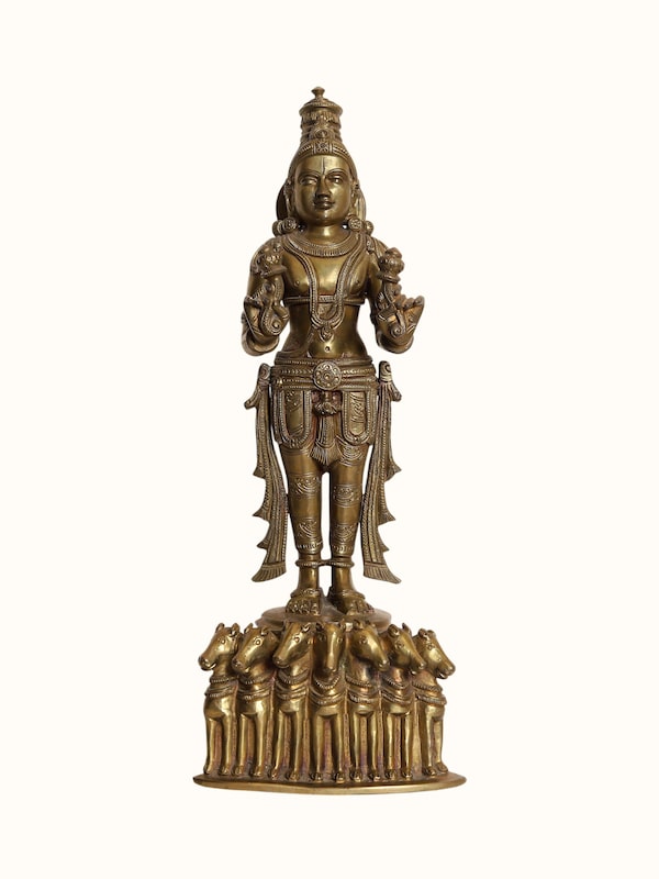 Bronze Cast Surya Idol