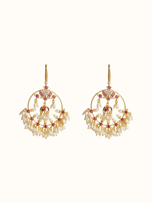 Guttapusalu Silver Drop Earrings