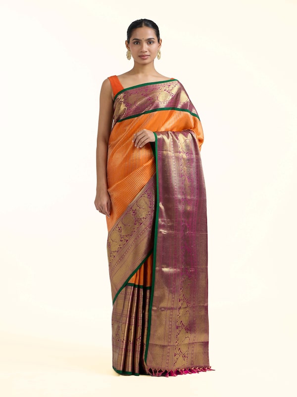 Mango Silk Kancheepuram Saree