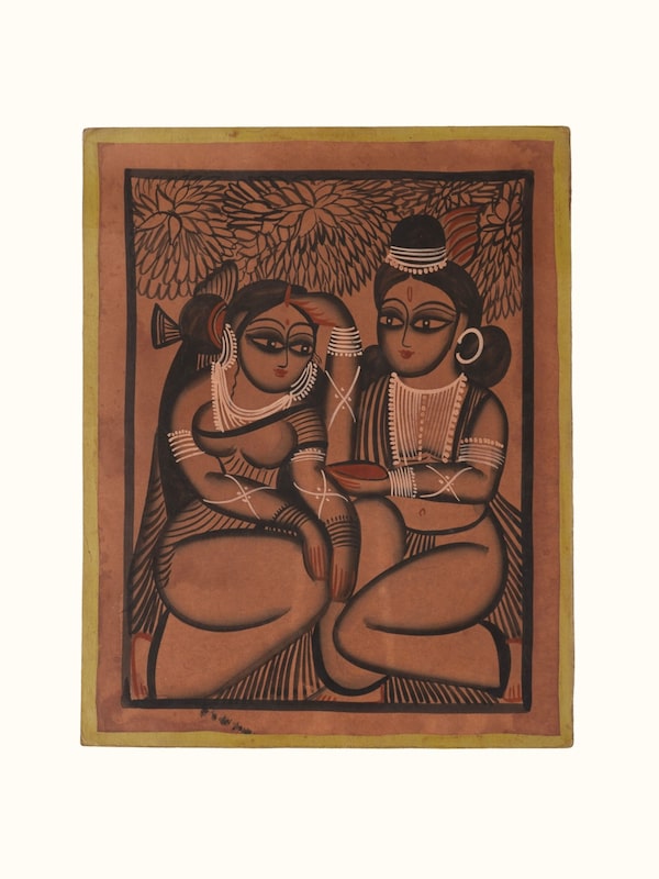 Babu Bibi Kalighat Painting