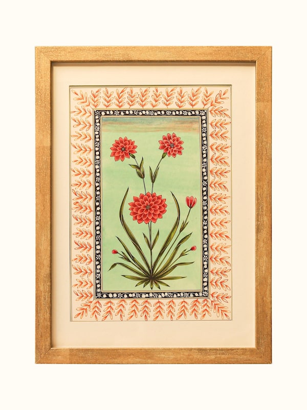 Dahlia Miniature Painting