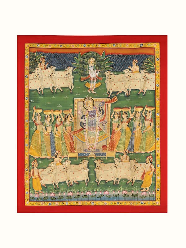 Shrinathji Gopashtami Pichwai Painting