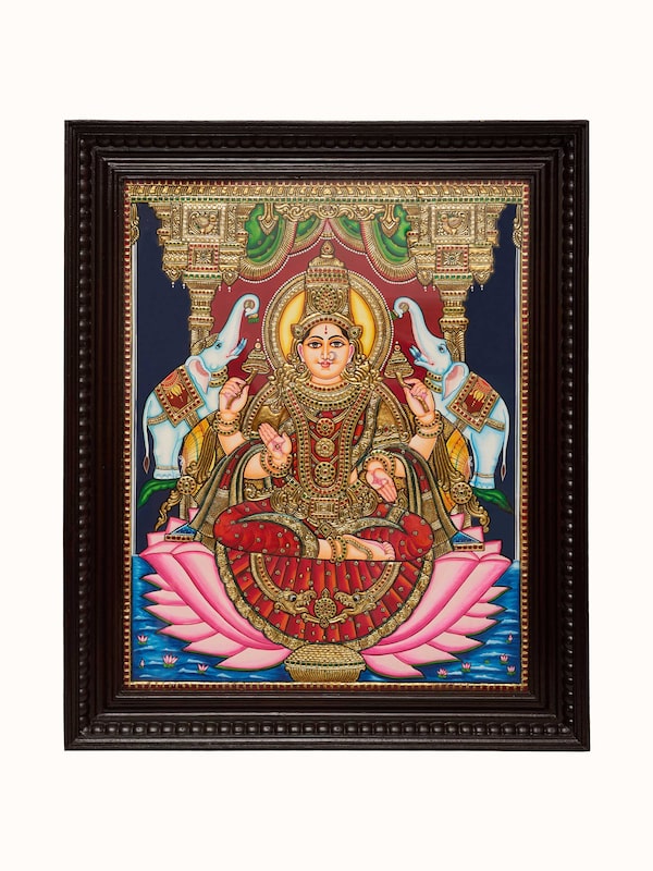 Goddess Lakshmi Thanjavur Painting