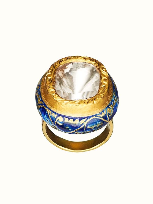 Jadau 18 Karat Gold Ring