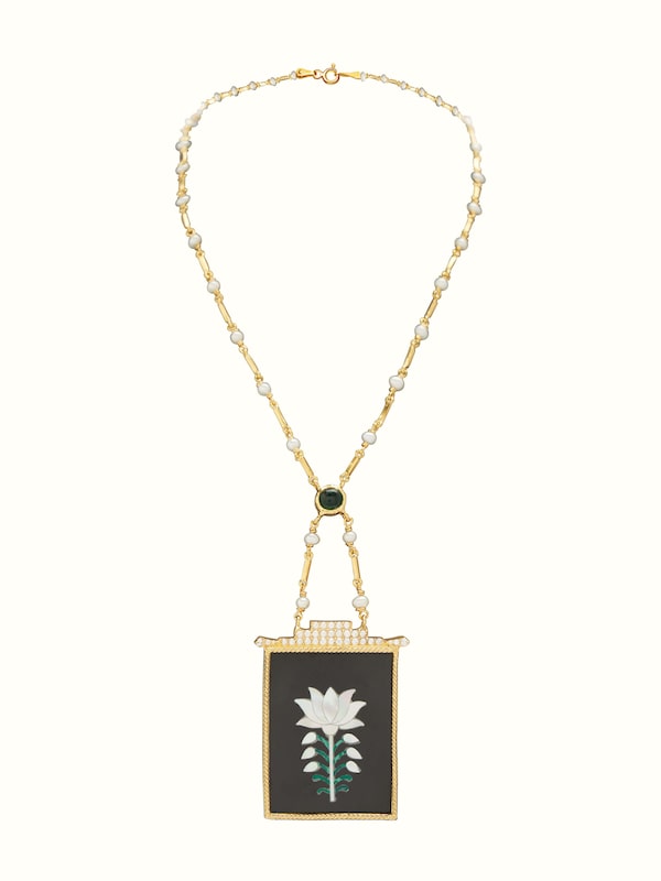 Parchinkari Silver Pendant & Chain
