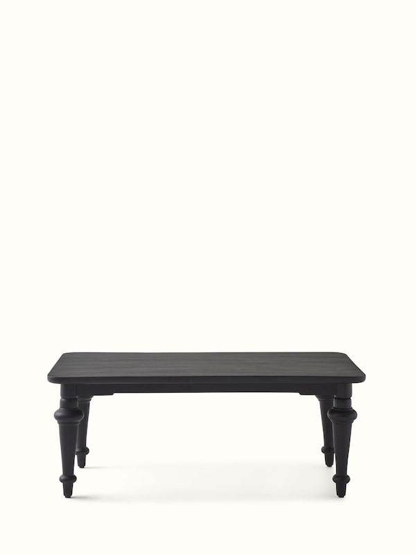 Sheesham Wood & Brass Tarkashi Coffee Table