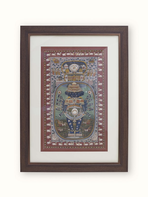 Pichwai Vishnu Ji Swaroop Painting