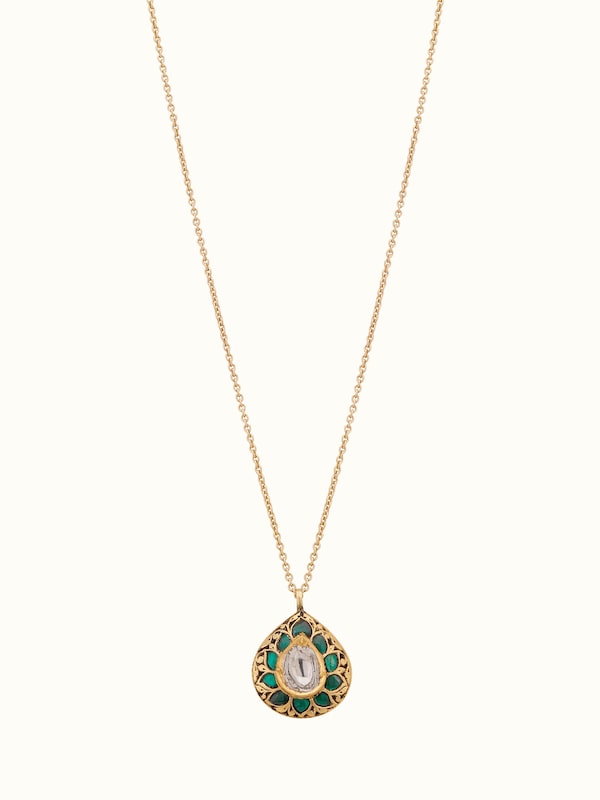 Partash 18 Karat Gold Pendant & Chain