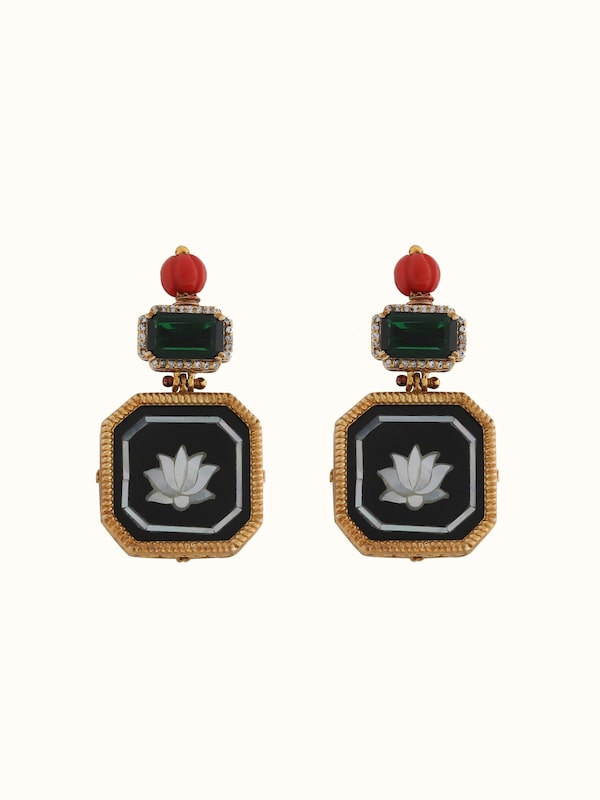 Parchinkari Silver Drop Earrings