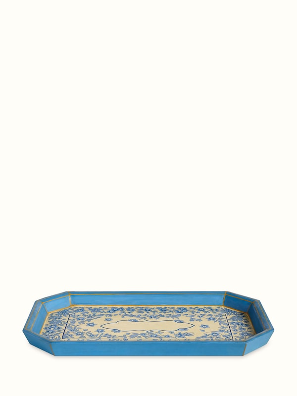 Papier-mache Decorative Tray Multicolor