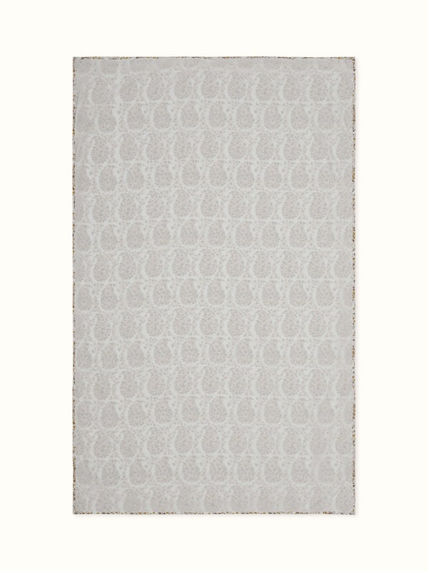 Kalita Red Paisley Cotton Sanganeri Hand Block Print Single Dohar