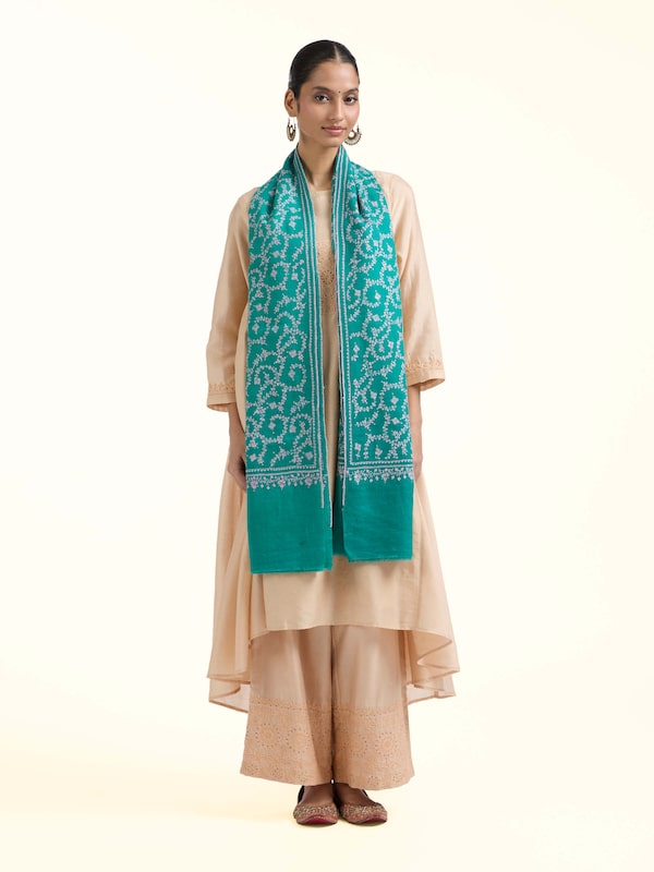 Wahida Pashmina Sozni Embroidered Stole