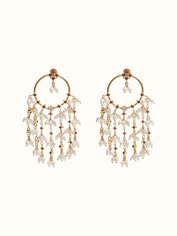 Guttapusalu Silver Drop Earrings