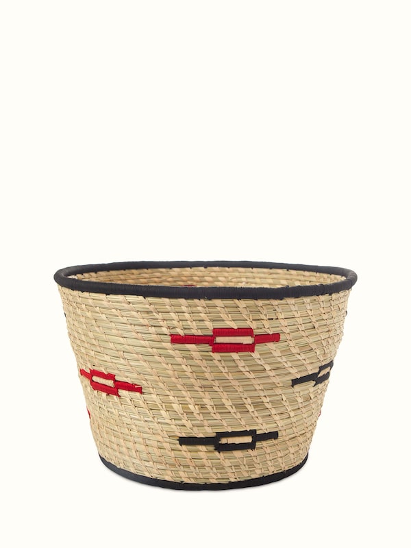 Round Natural Kanshi Fibre Planter