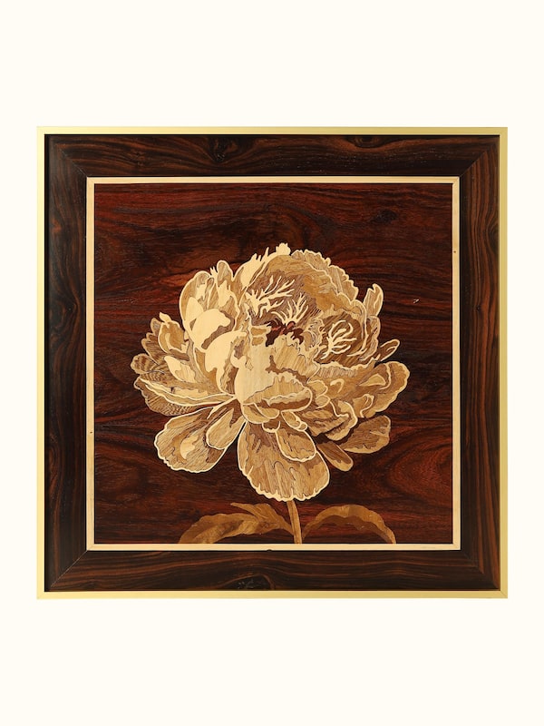 Flower Mysore Rosewood Inlay