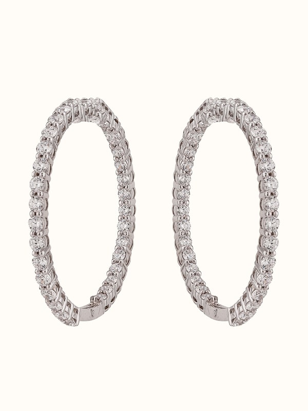 Silver Smithing Silver Hoop Earrings