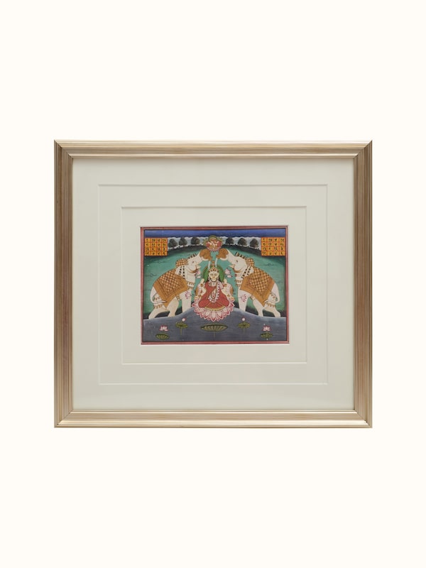 Laxmi Ji Miniature Painting