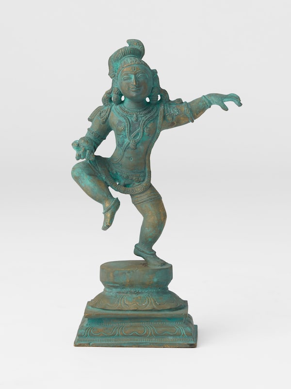 Bronze Cast Butter Krishna Idol