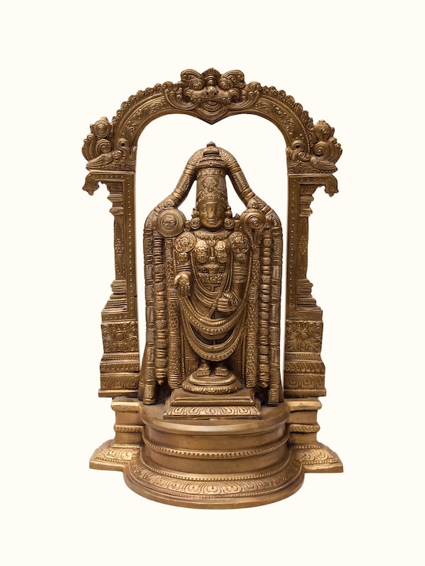 Bronze Cast Baby Krishna Idol