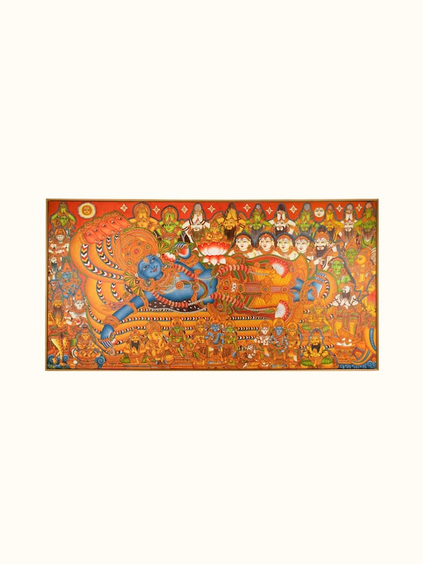 Ananthshayna Kerala Mural Painting