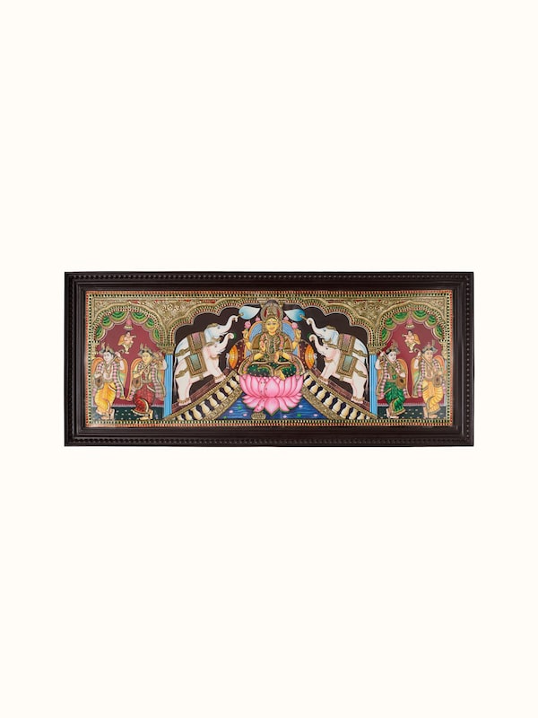 Gaja Lakshmi Tanjore Thanjavur Painting