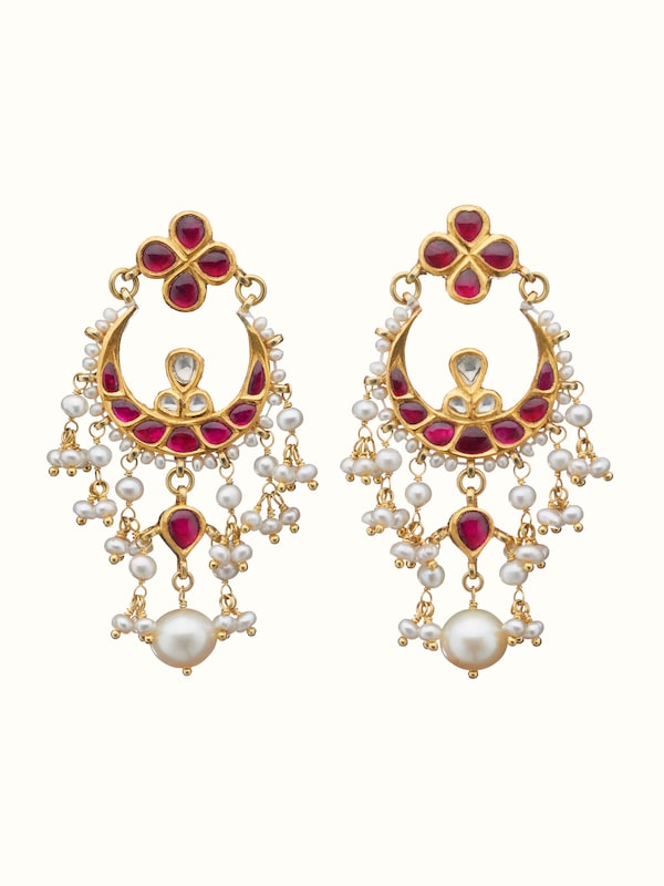Jadau 18 Karat Gold Drops