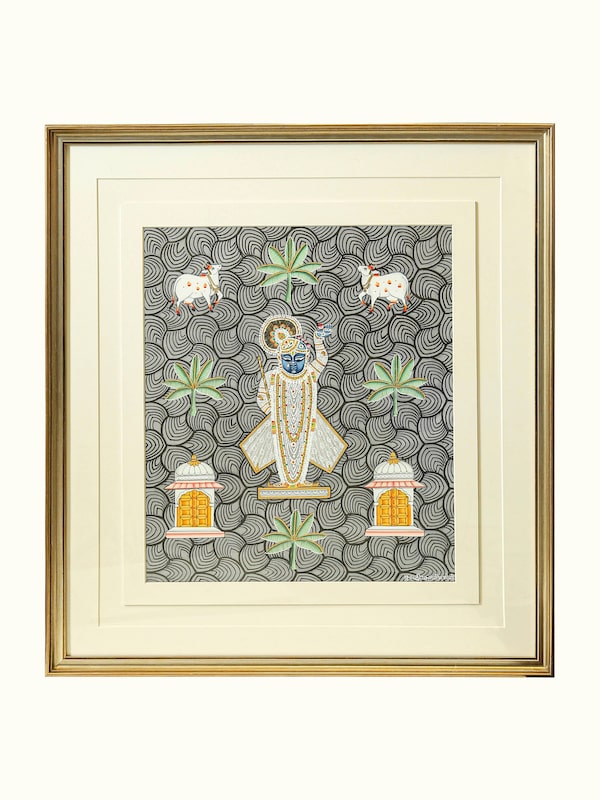 Shrinathji Swaroop Geometric Pichwai Painting