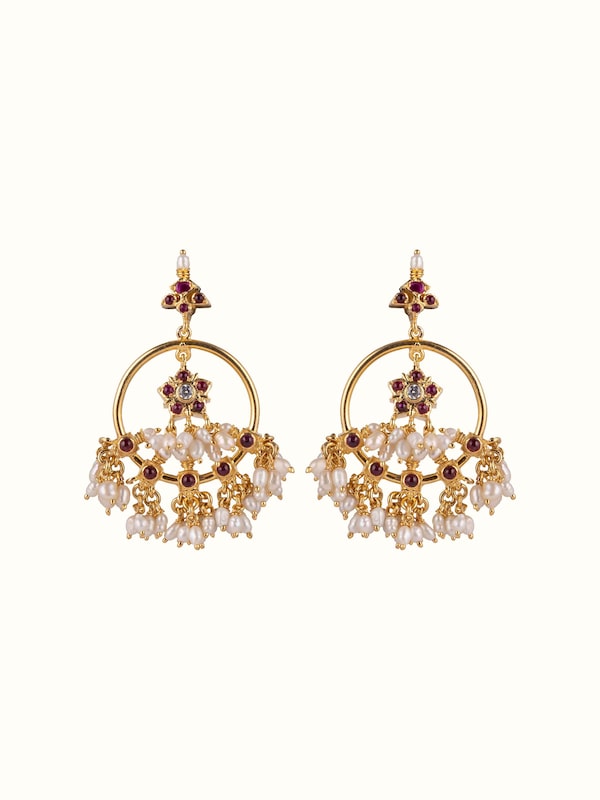 Guttapusalu Silver Drop Earrings
