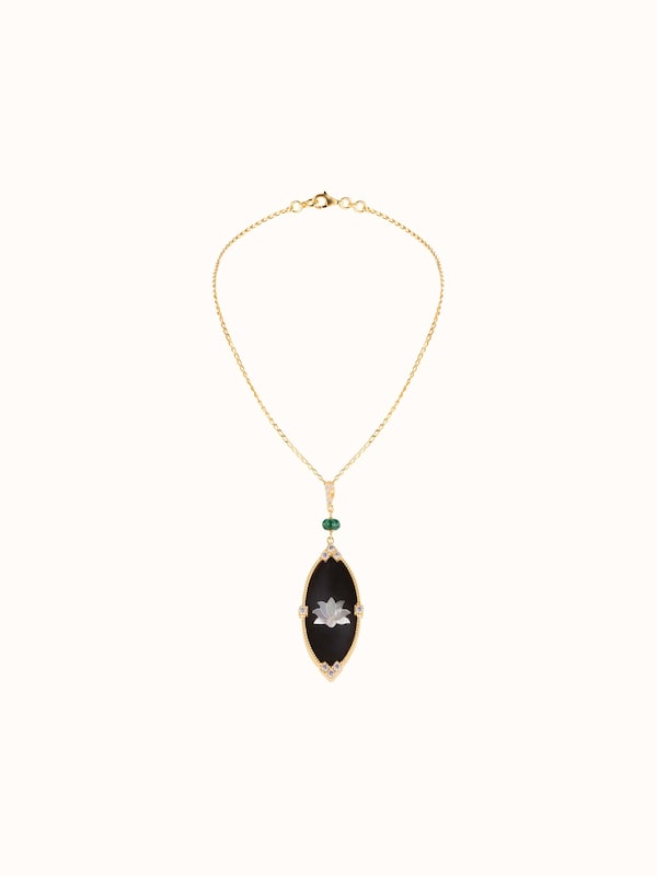 Parchinkari Silver Pendant & Chain