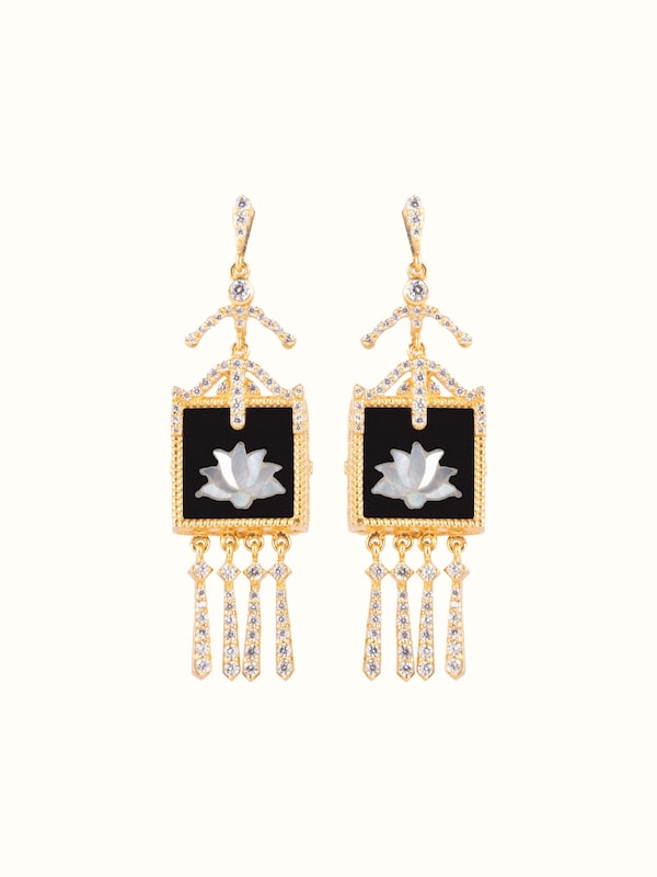 Parchinkari Silver Drop Earrings