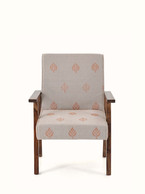 Bawan Buti Upholstered Sheesham Wood Study Chair