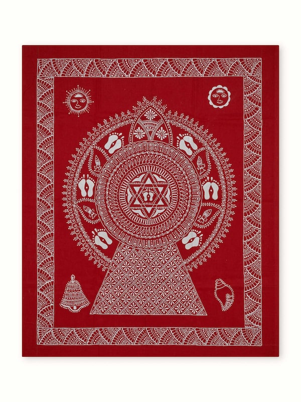 Aipan Vivah Chowki Painting