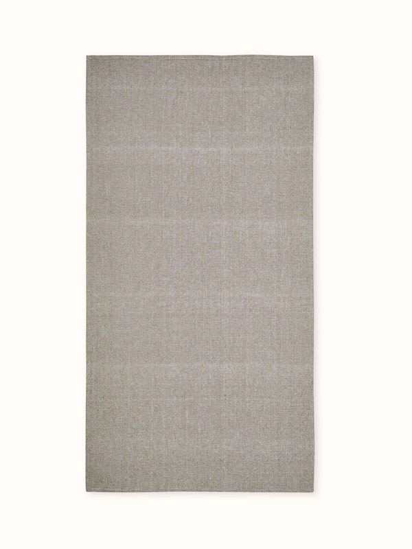 Shikara Green Chambray Cotton Chambray Bath Towel (L)