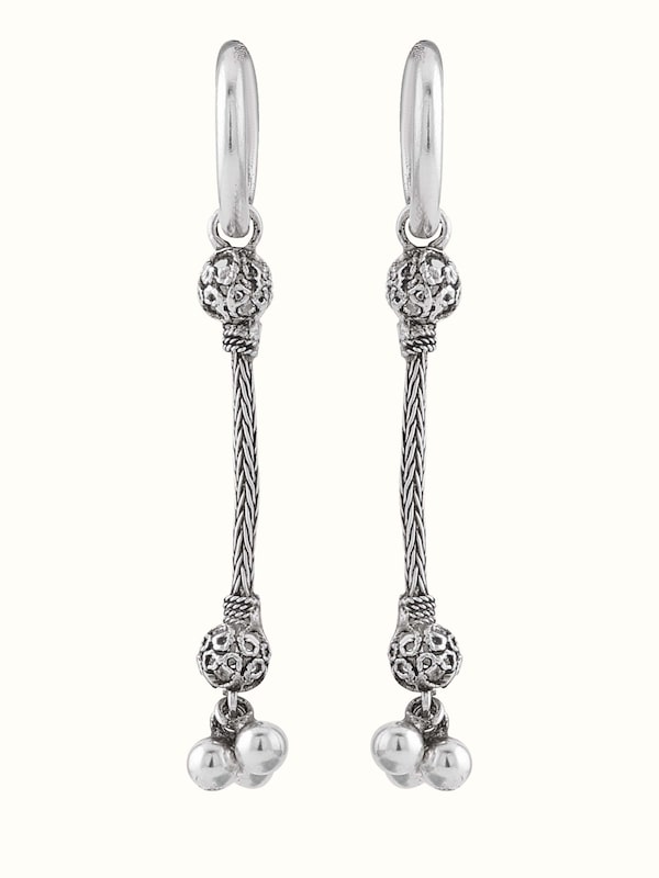 Silver Drop Earrings