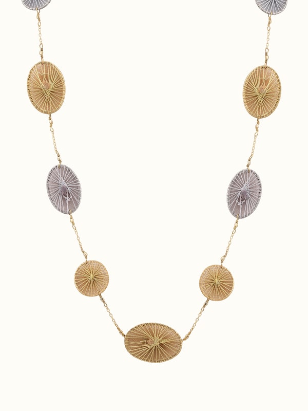 String Craft Long Necklace