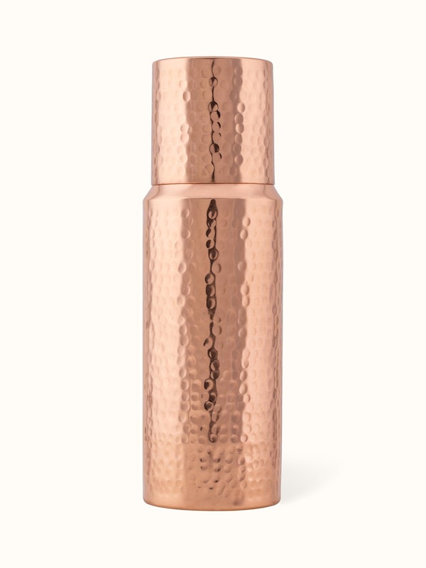Copper Metal Carafe with a Lid