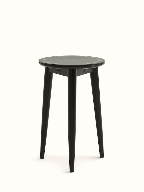 Mango Wood Bidri Side Table